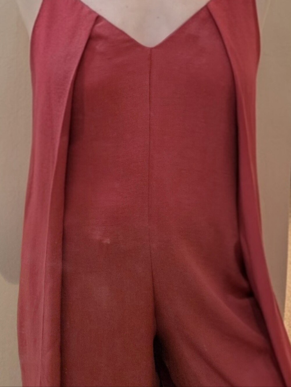 ASOS Rust Jumpsuit With Rope Detail